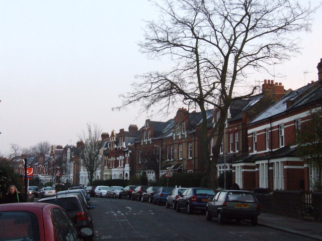 Weston Park, Crouch End, one of the streets affected by W5 bus diversions on 15 October.